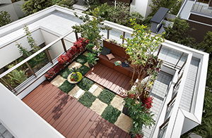 20230202-住友林業-PROUDIO_都市型3階プランの屋上ガーデンの画像01